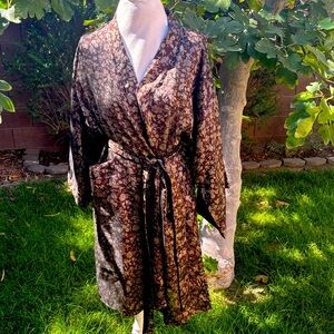 Reworked Vintage Sari Robe Kimono